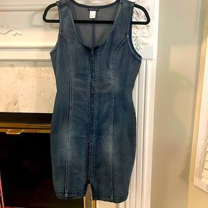 Denim stretch dress . Venus . Size 8